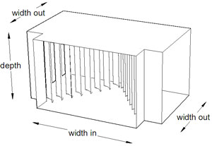 Rectangular Duct T Pieces