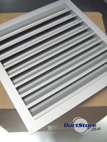 Aluminium weather louvres