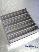 single deflection grilles